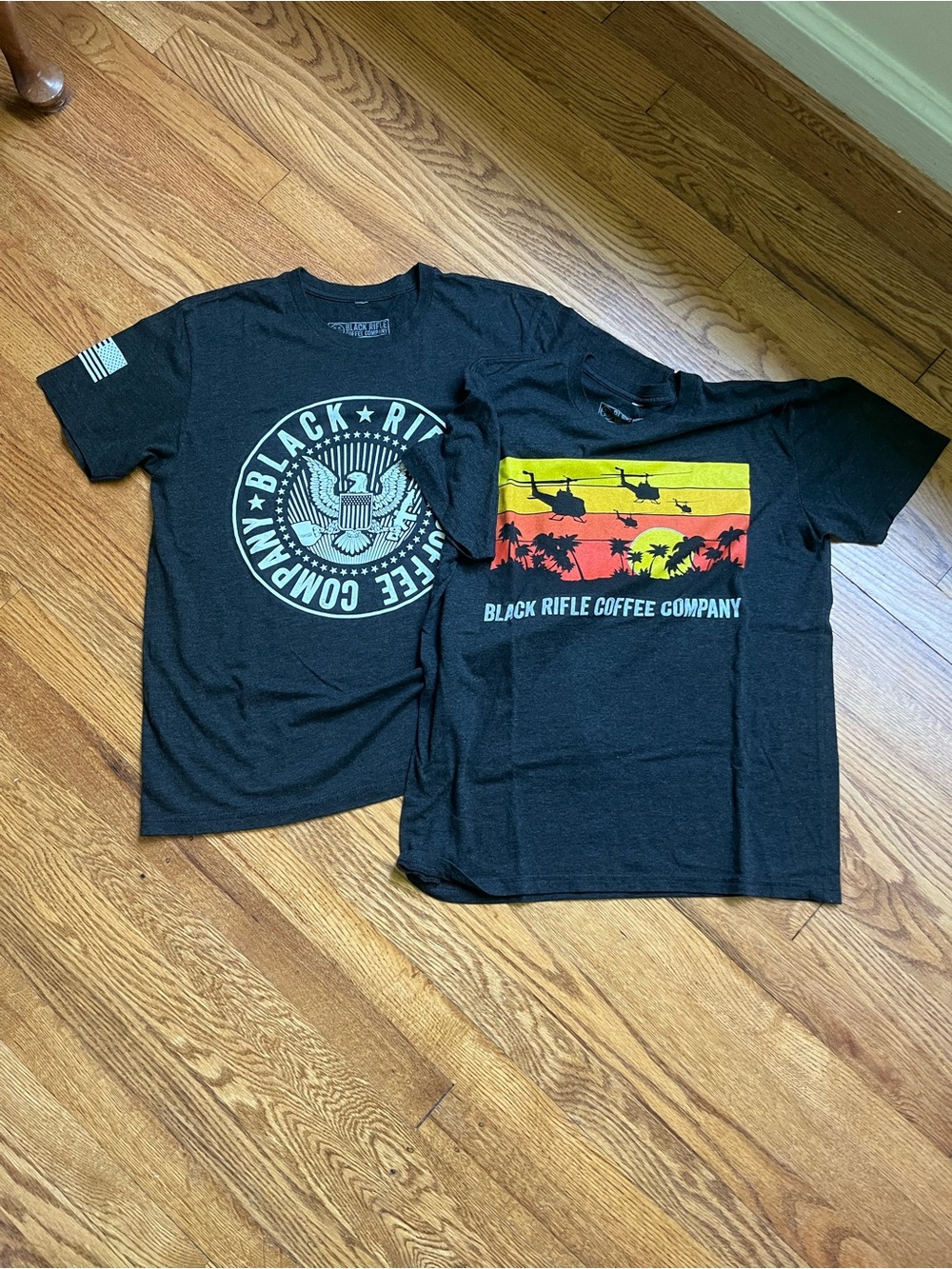 BUNDLE Black Rifle Coffee Co. Men's Black Short-Sleeve Graphic Tee